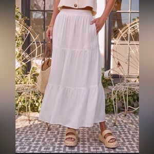 Vici cotton Burst of Bliss maxi skirt